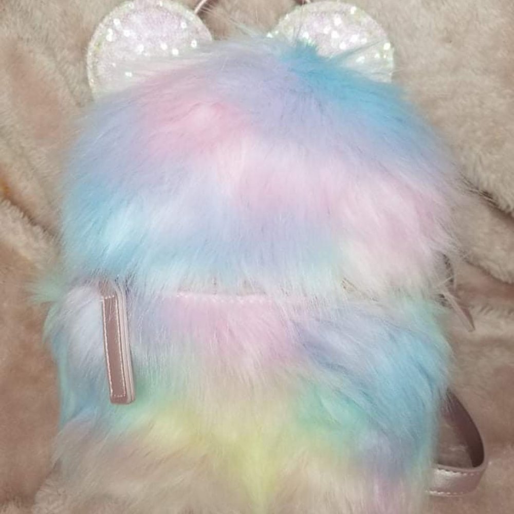 Pastel Minnie mouse backpack